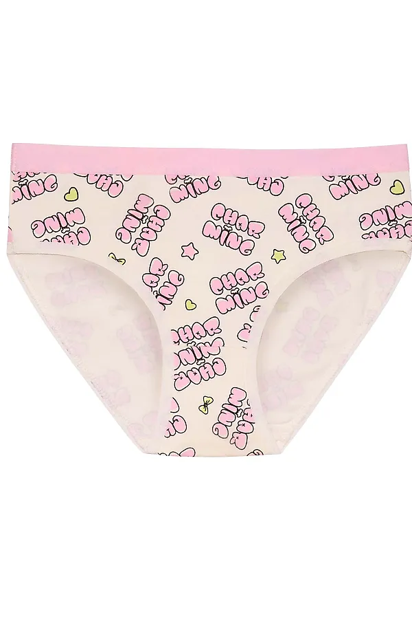 Набор трусов для девочек PELICAN, светло-молочный/розовый/яблочный - фото 2