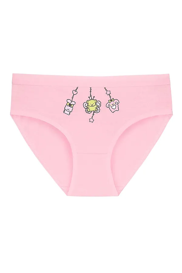 Набор трусов для девочек PELICAN, светло-молочный/розовый/яблочный - фото 2