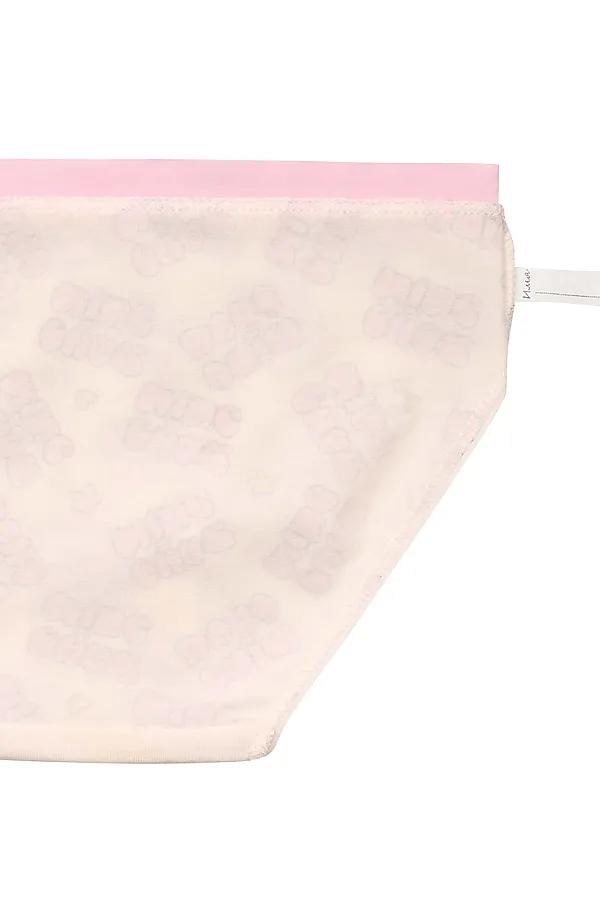Набор трусов для девочек PELICAN, светло-молочный/розовый/яблочный - фото 2