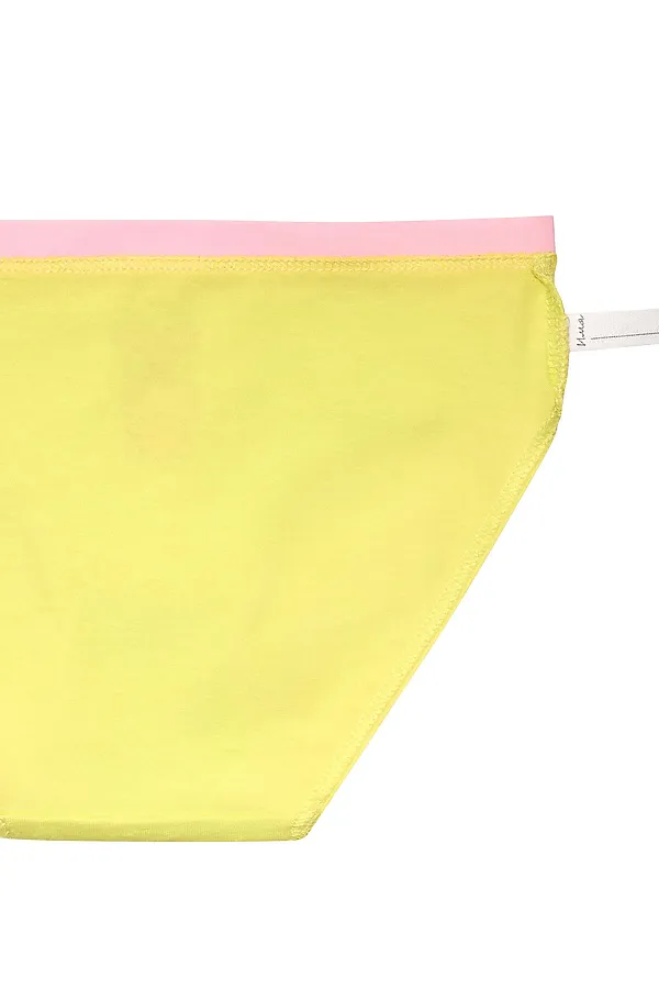 Набор трусов для девочек PELICAN, светло-молочный/розовый/яблочный - фото 2