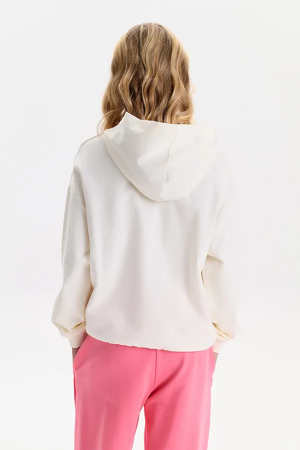 Толстовка для девочек PELICAN, молочный - фото 2