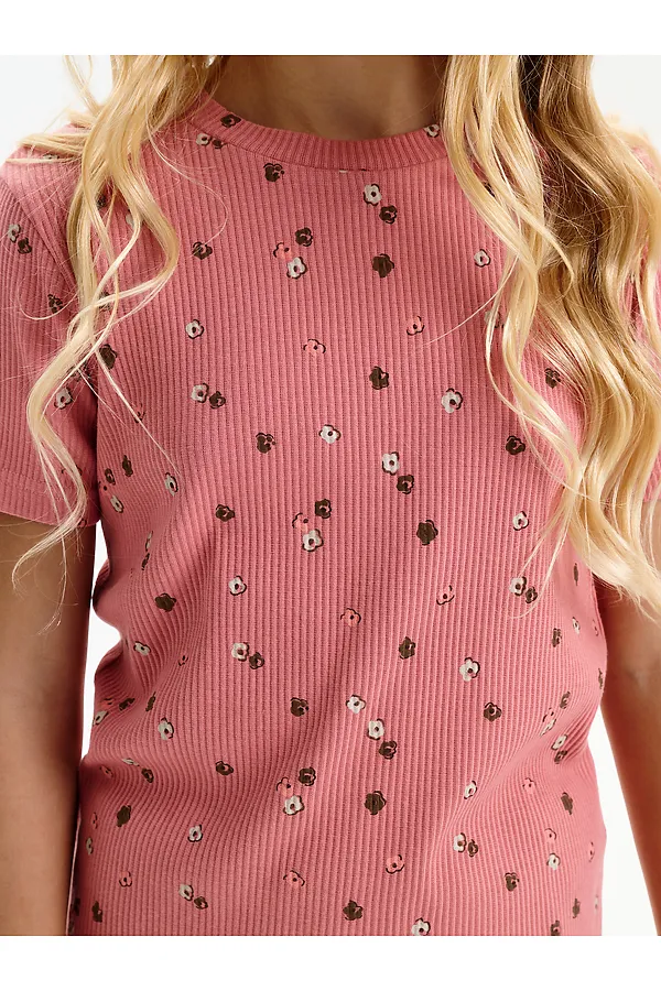 Футболка для девочек PELICAN, пудра - фото 2