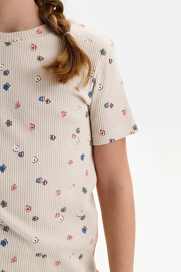 Футболка для девочек PELICAN, молочный - фото 2