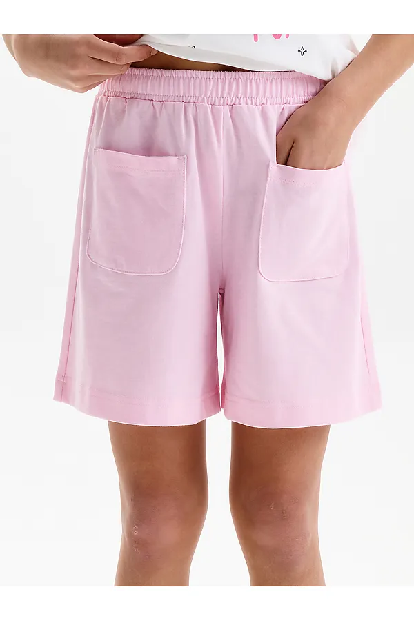 Шорты для девочек PELICAN, бледно-розовый - фото 2