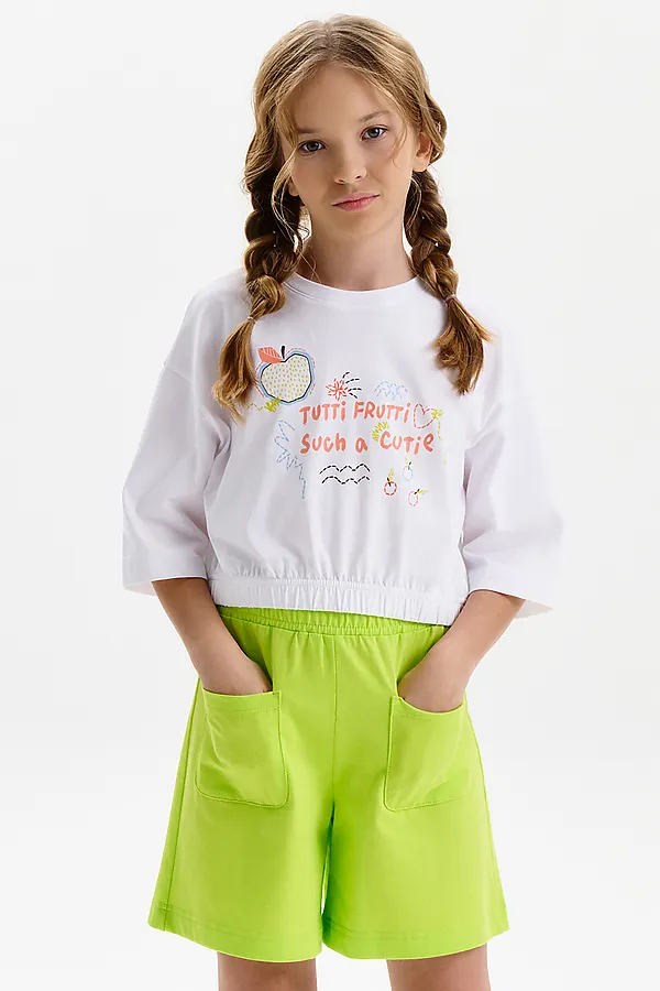 Шорты для девочек PELICAN, кислотный - фото 2