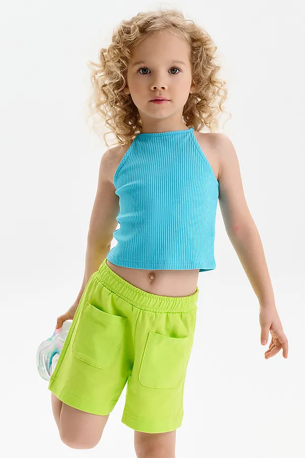 Шорты для девочек PELICAN, кислотный - фото 2