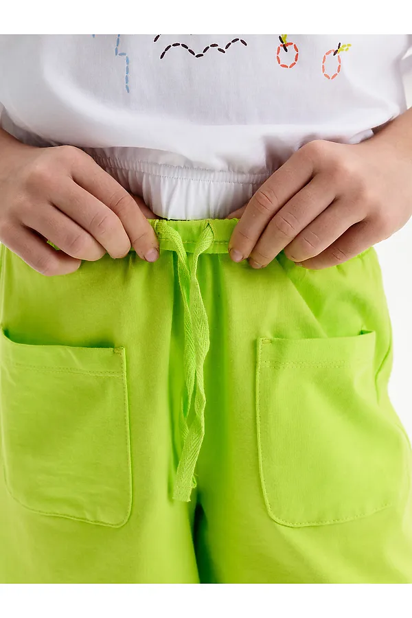 Шорты для девочек PELICAN, кислотный - фото 2