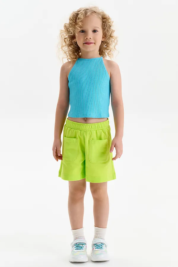 Шорты для девочек PELICAN, кислотный - фото 2