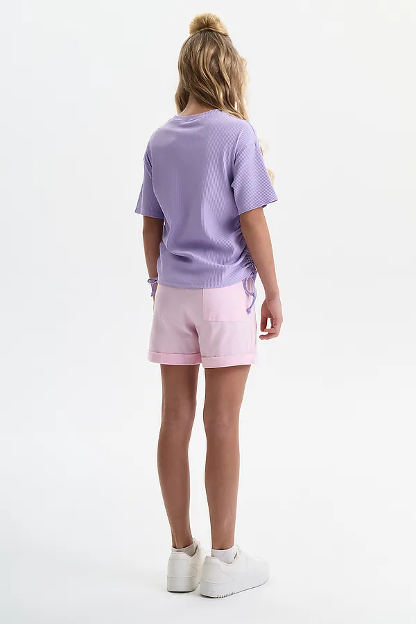 Шорты для девочек PELICAN, бледно-розовый - фото 2