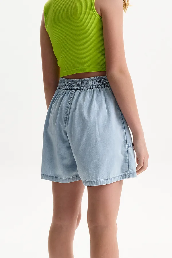 Шорты для девочек PELICAN, голубой - фото 2