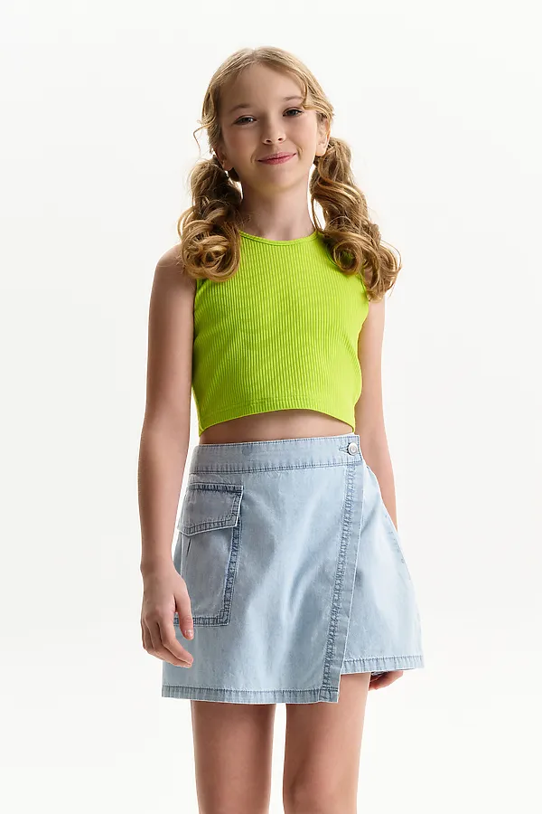 Шорты для девочек PELICAN, голубой - фото 2