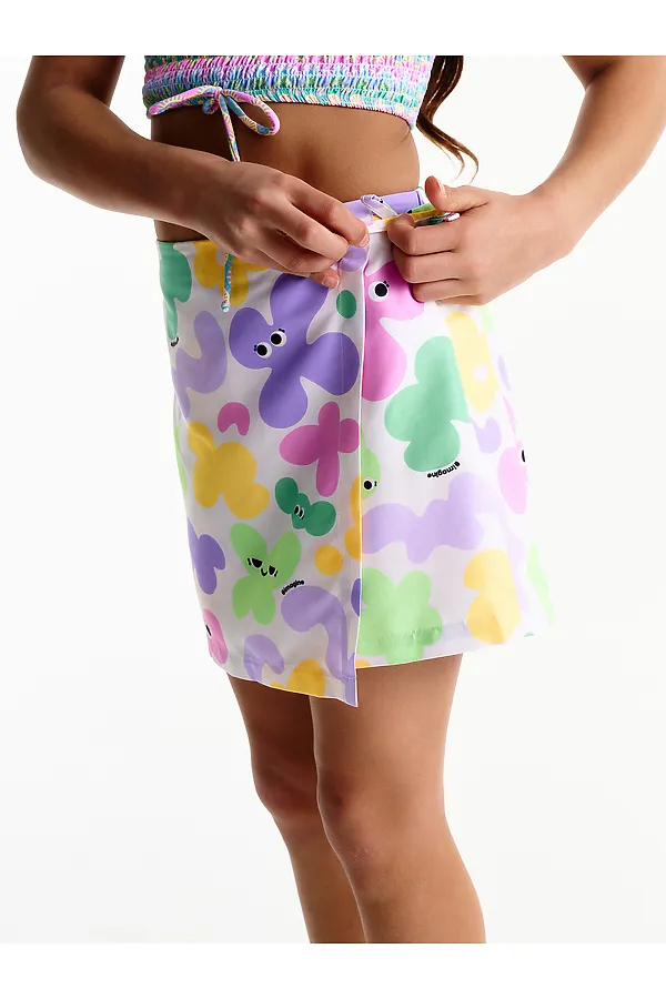 Шорты купальные для девочек PELICAN, молочный - фото 2