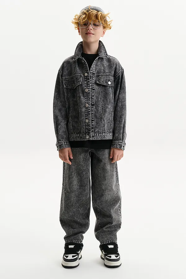 Брюки для мальчиков PELICAN, графит - фото 2