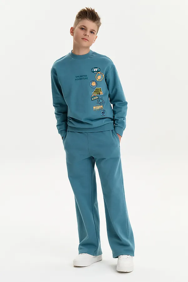 Брюки для мальчиков PELICAN, джинс - фото 2