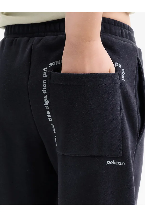 Брюки для мальчиков PELICAN, черный - фото 2