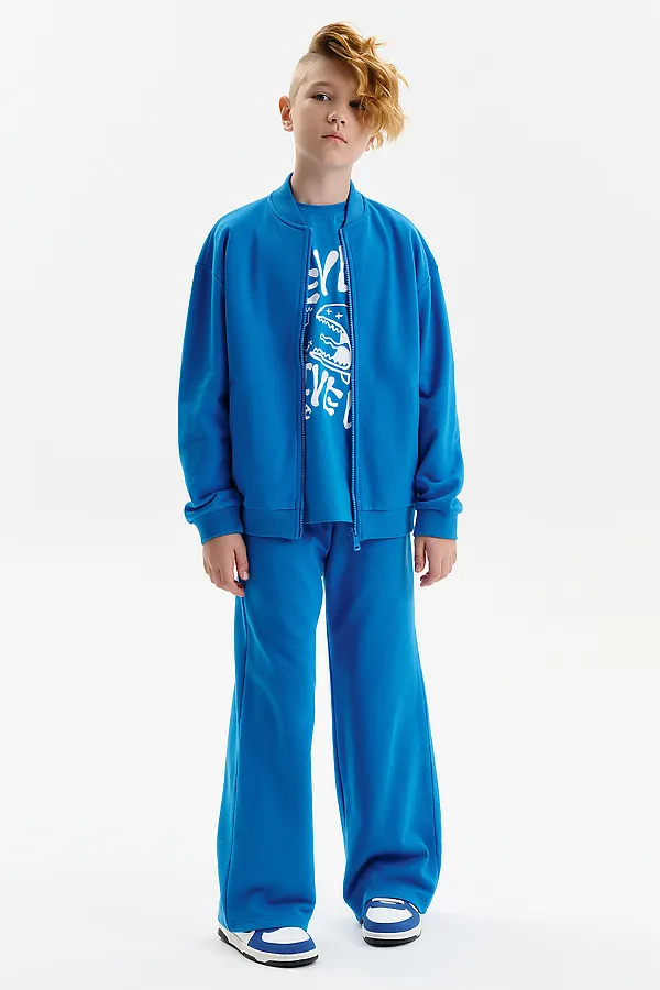 Брюки для мальчиков PELICAN, лазурный - фото 2