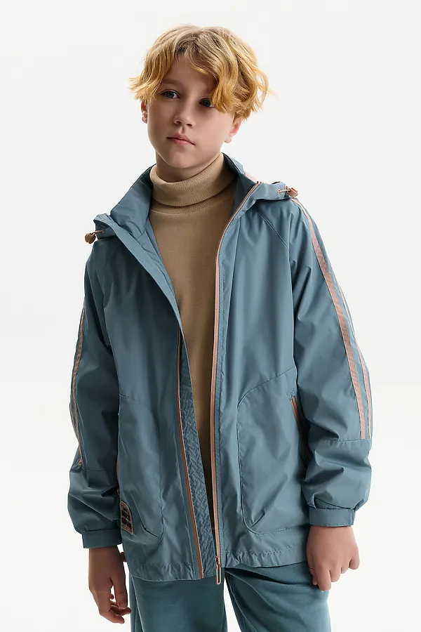 Ветровка для мальчиков PELICAN, джинс - фото 2