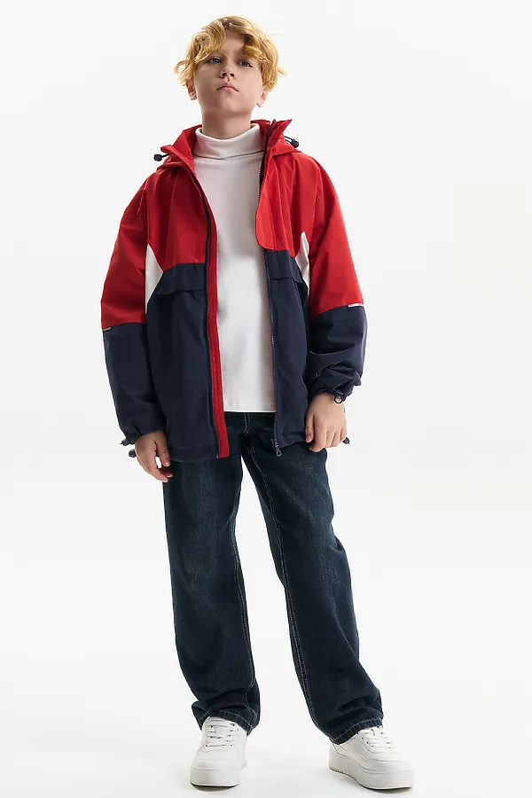 Ветровка для мальчиков PELICAN, красный - фото 2