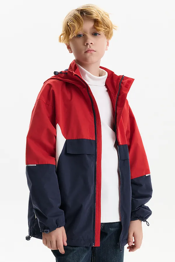 Ветровка для мальчиков PELICAN, красный - фото 2