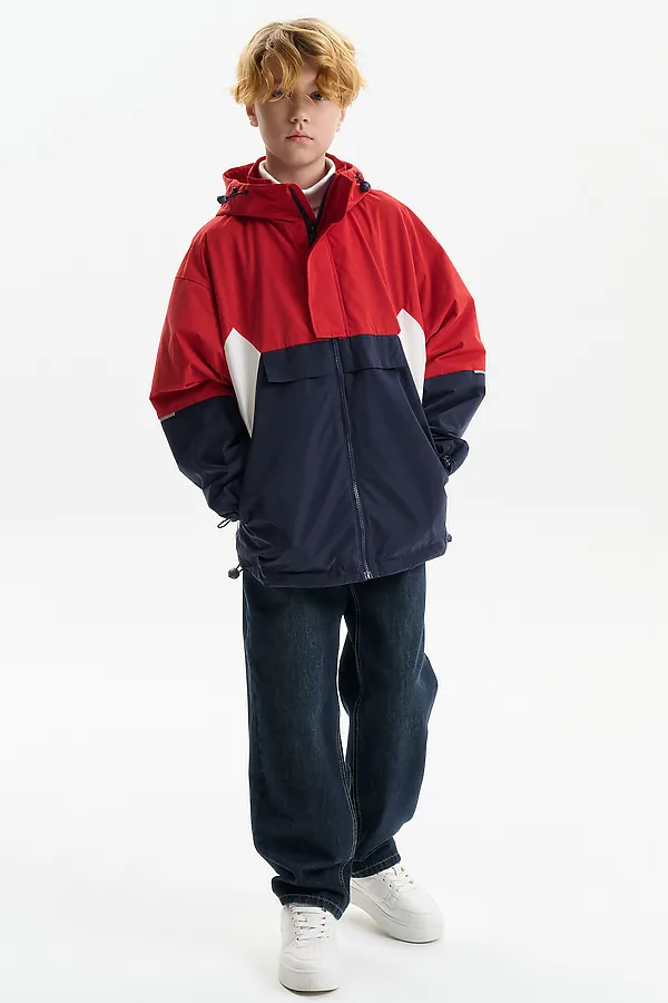 Ветровка для мальчиков PELICAN, красный - фото 2