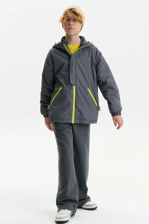 Ветровка для мальчиков PELICAN, серый - фото 2