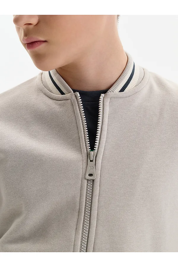 Толстовка для мальчиков PELICAN, светло-серый - фото 2