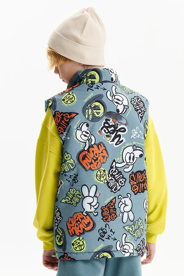 Жилет для мальчиков PELICAN, джинс - фото 2