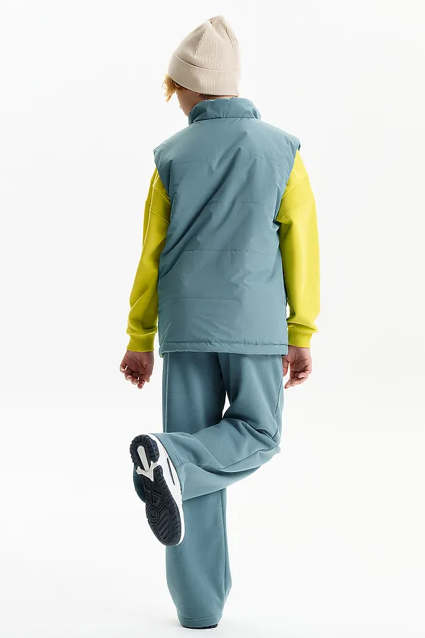 Жилет для мальчиков PELICAN, джинс - фото 2