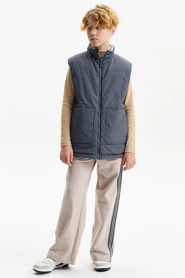 Жилет для мальчиков PELICAN, серый - фото 2