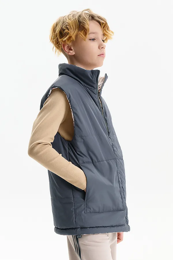 Жилет для мальчиков PELICAN, серый - фото 2