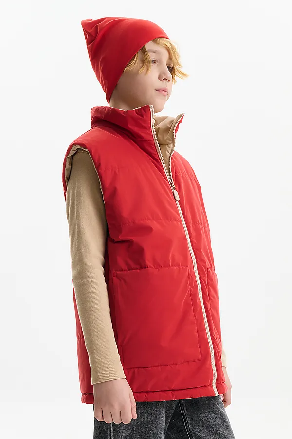 Жилет для мальчиков PELICAN, красный - фото 2