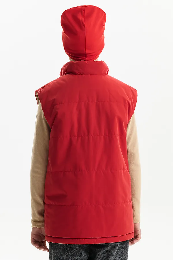 Жилет для мальчиков PELICAN, красный - фото 2