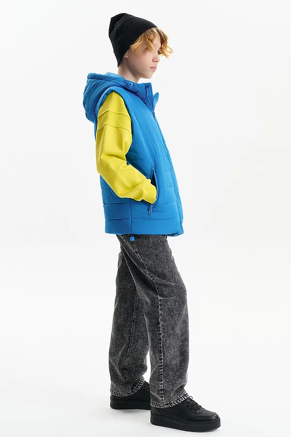 Жилет для мальчиков PELICAN, лазурный - фото 2