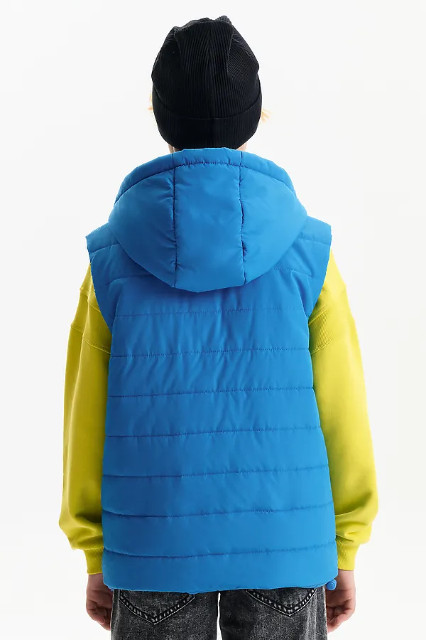 Жилет для мальчиков PELICAN, лазурный - фото 2