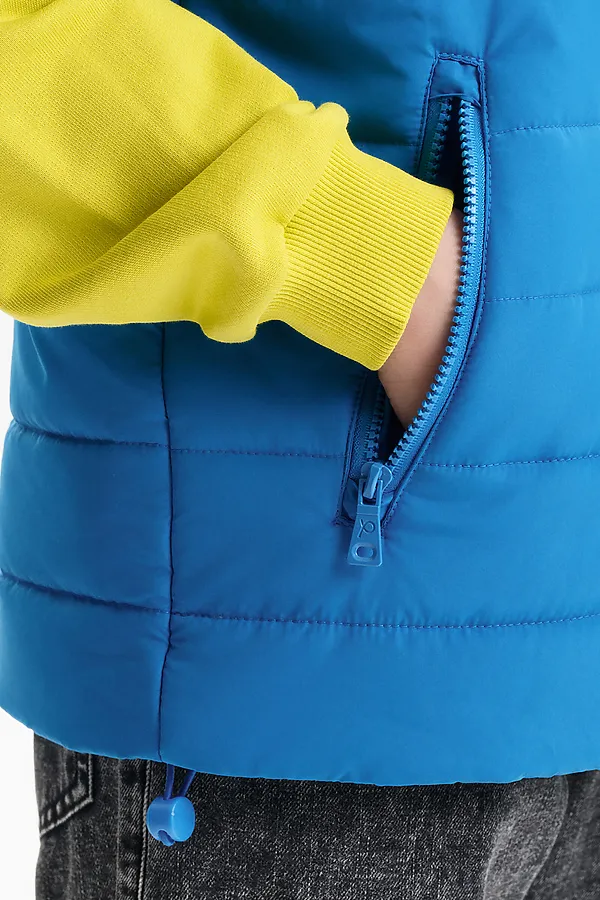 Жилет для мальчиков PELICAN, лазурный - фото 2