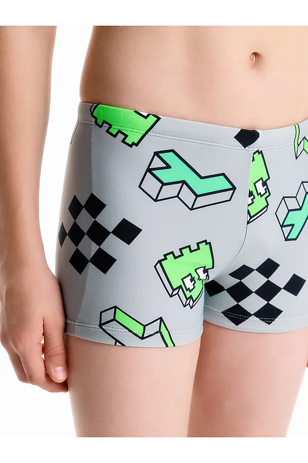 Плавки для мальчиков PELICAN, серый - фото 2