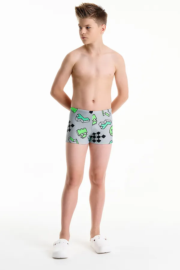 Плавки для мальчиков PELICAN, серый - фото 2