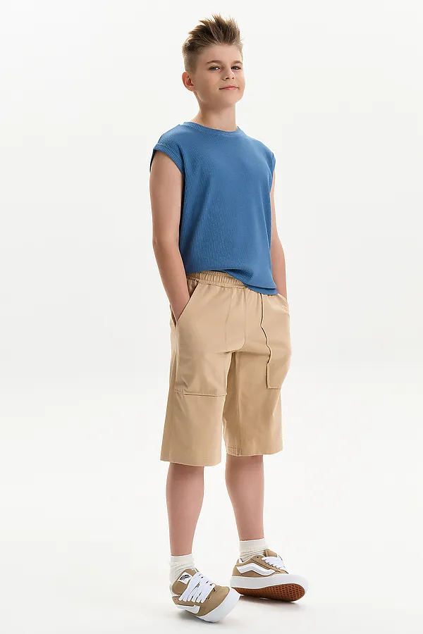 Майка для мальчиков PELICAN, джинс - фото 2