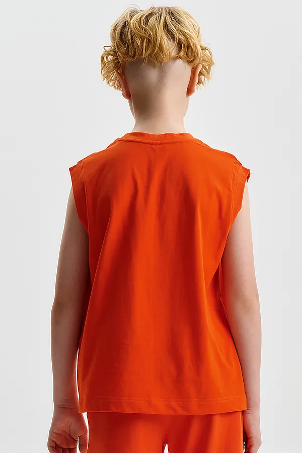 Майка для мальчиков PELICAN, красный - фото 2