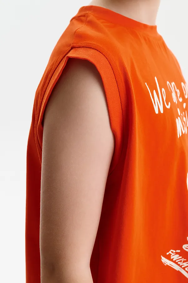 Майка для мальчиков PELICAN, красный - фото 2