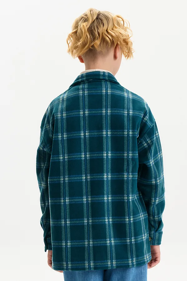 Утепленная рубашка PELICAN, изумрудный - фото 2