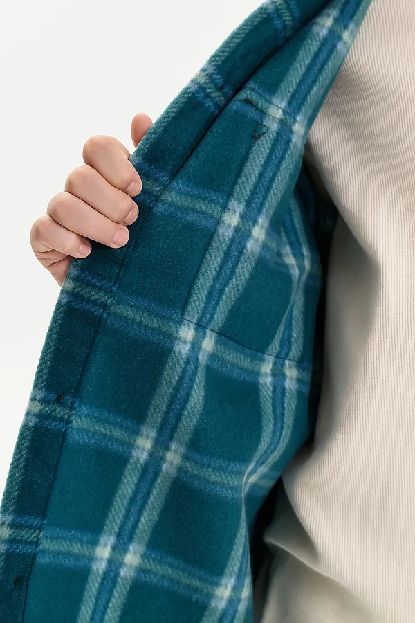 Утепленная рубашка PELICAN, изумрудный - фото 2