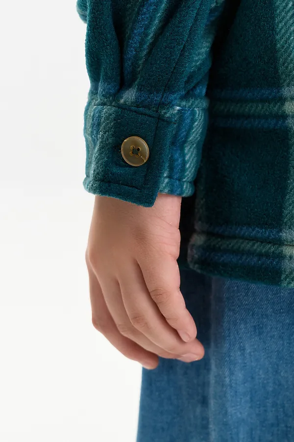 Утепленная рубашка PELICAN, изумрудный - фото 2