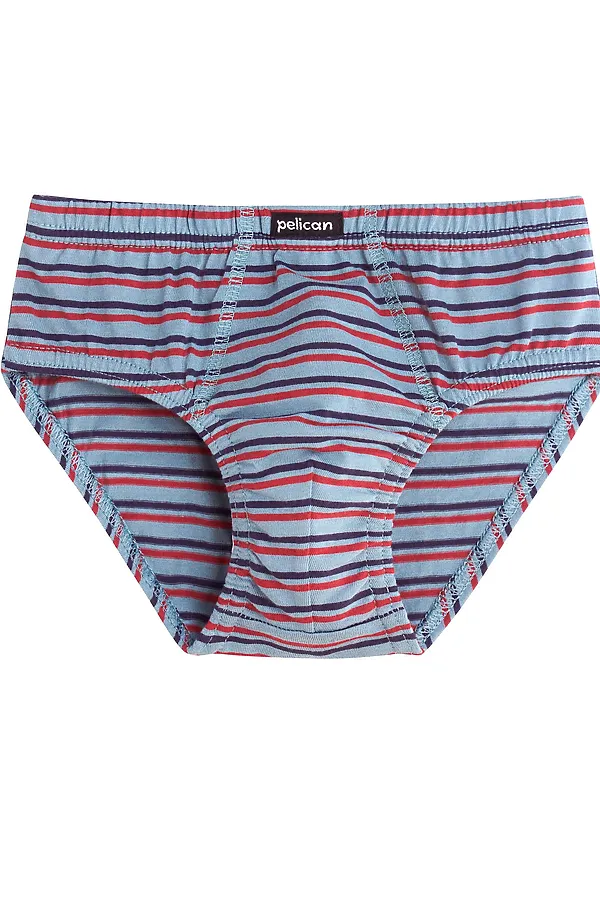 Набор трусов для мальчиков PELICAN, джинс/лазурный/темно-синий - фото 2