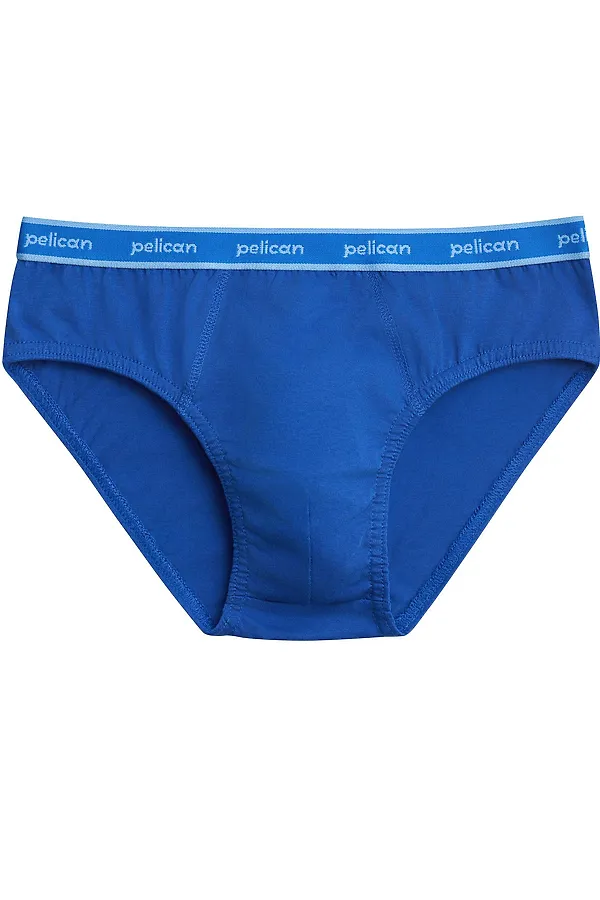 Набор трусов для мальчиков PELICAN, синий/джинс/темно-зеленый - фото 2