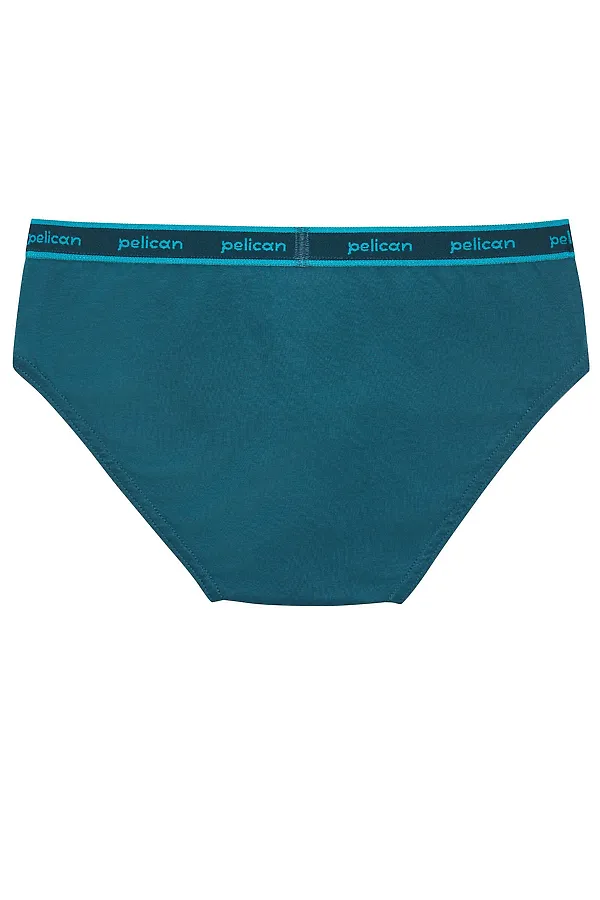 Набор трусов для мальчиков PELICAN, синий/джинс/темно-зеленый - фото 2