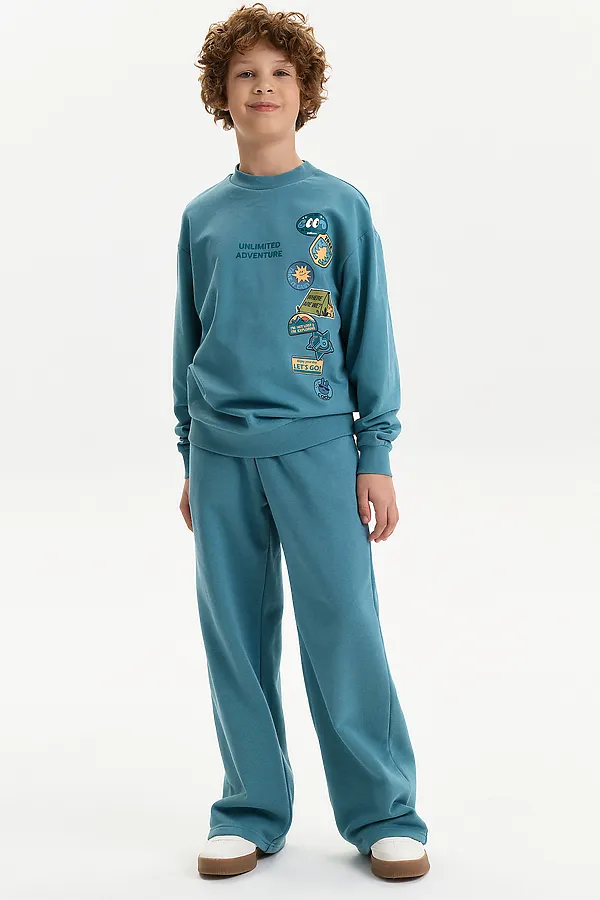 Свитшот PELICAN, джинс - фото 2