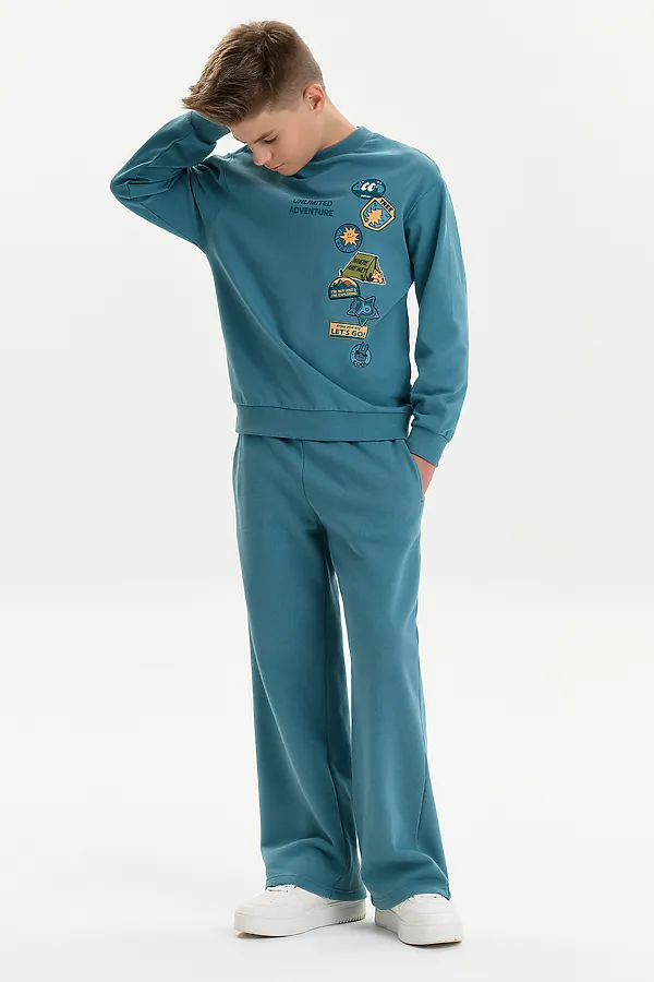 Свитшот PELICAN, джинс - фото 2