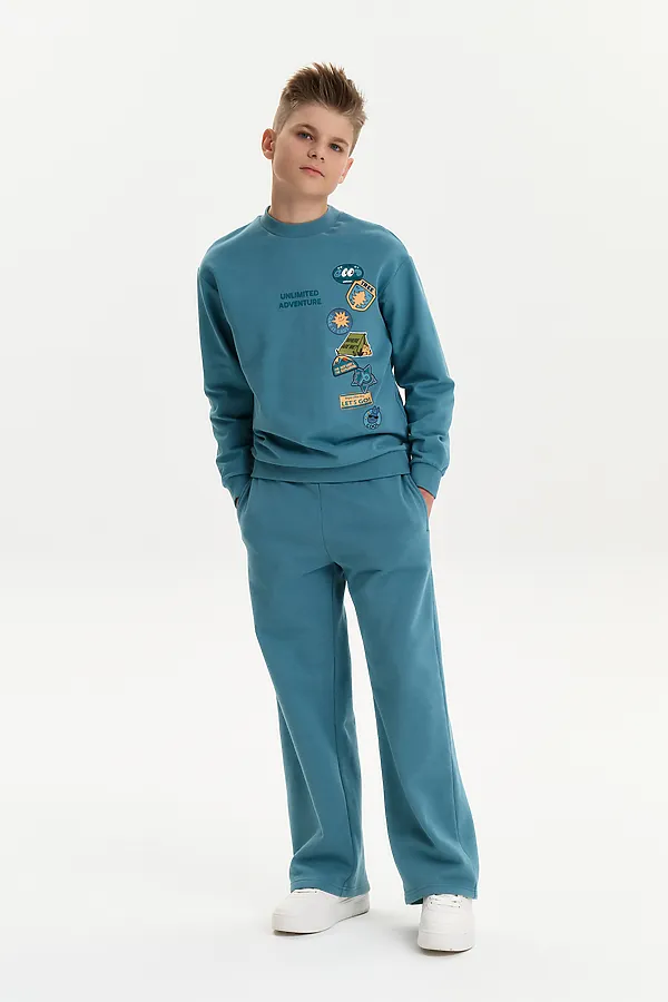 Свитшот PELICAN, джинс - фото 2