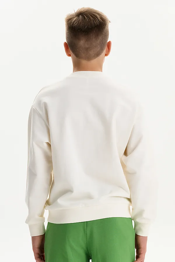 Свитшот PELICAN, молочный - фото 2